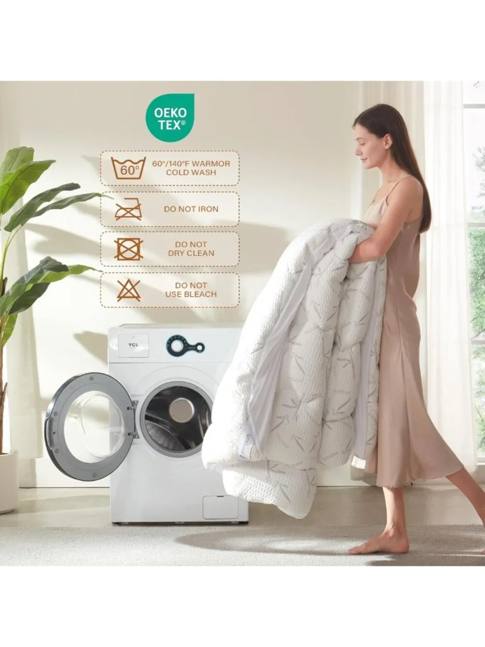 Thick Queen Mattress Topper - Soft Pillow Top, Deep Pocket, Waterproof
